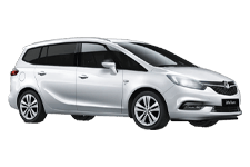 Van Hire Middlewich - Vauxhall Zafira 5 + 2 - Minibus hire Middlewich